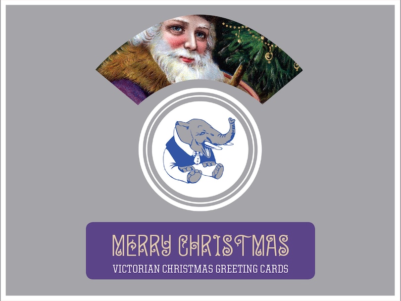 Merry Christmas - Victorian Christmas Greeting Cards.