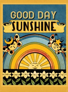 Smiling Sun. 6 cards, individually bagged with envelopes