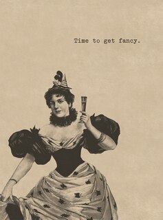 Couverture_Fancy-dress Lady. 6 cards, individually bagged with envelopes