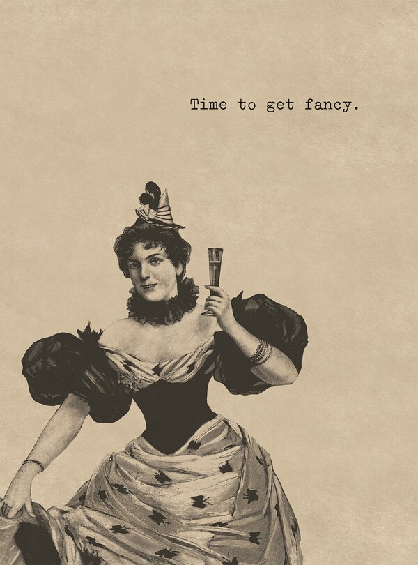 Couverture_Fancy-dress Lady. 6 cards, individually bagged with envelopes