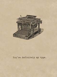 Couverture_Antique Typewriter. 6 cards, individually bagged with envelopes