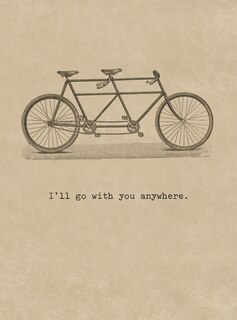 Bicycle Built for Two. 6 cards, individually bagged with envelopes
