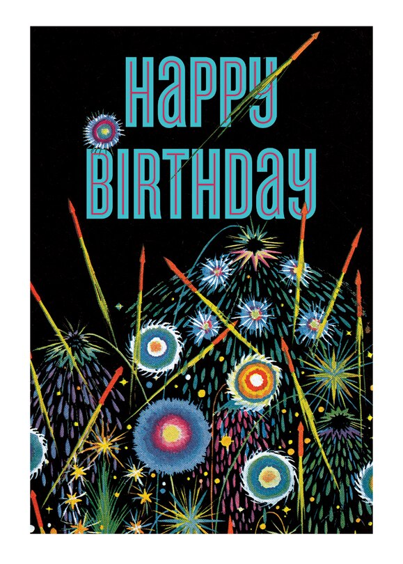 Fireworks. 6 cards, individually bagged with envelopes
