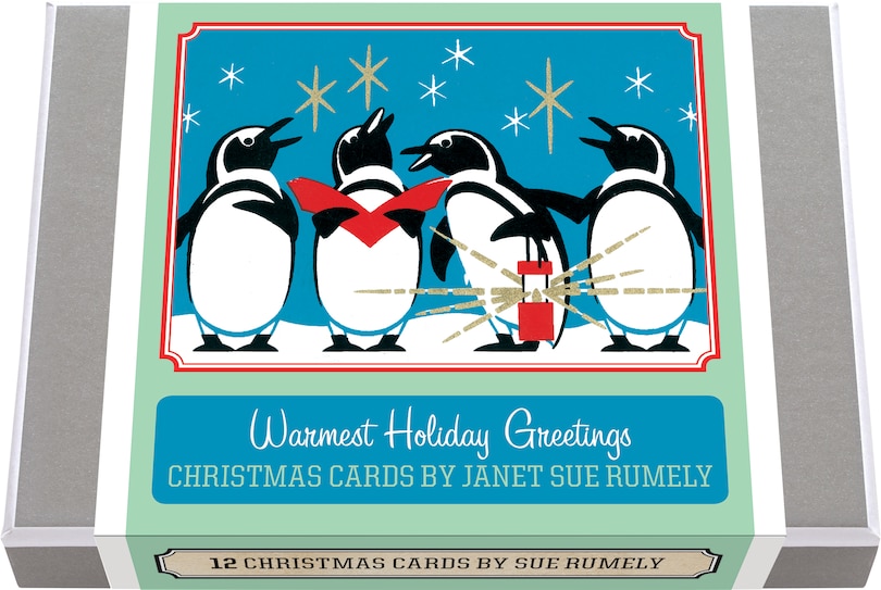 Warmest Holiday Greetings - Christmas Cards by Janet Sue Rumely