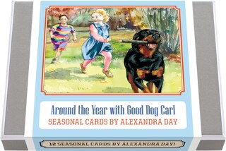 Couverture_Around the Year with Good Dog Carl - Seasonal Cards by Alexandra Day