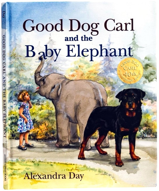 Front cover_Good Dog Carl and the Baby Elephant 40th Anniversary Edition