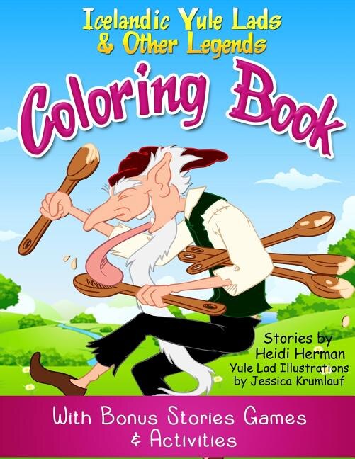 Front cover_Yule Lads & Other Legends Coloring Book