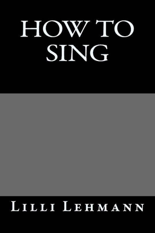 Front cover_How To Sing