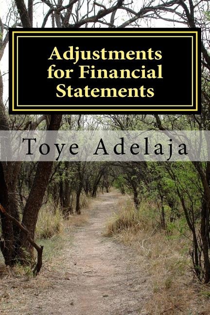 Adjustments for Financial Statements: Adjustments for Accounts