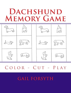 Front cover_Dachshund Memory Game