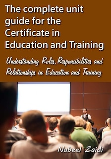 Couverture_The complete unit guide for the Certificate in Education and Training