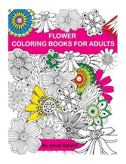 Couverture_Adult Coloring Book: Flower Design Coloring Book
