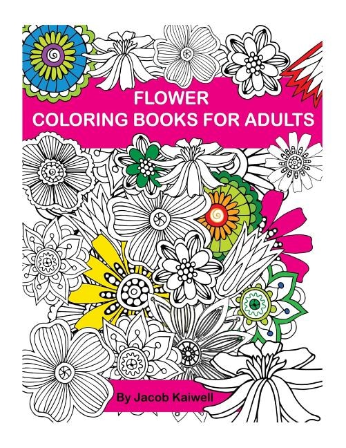 Couverture_Adult Coloring Book: Flower Design Coloring Book