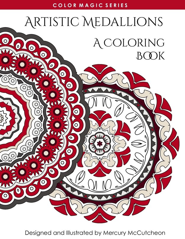 Front cover_Artistic Medallions A Coloring Book