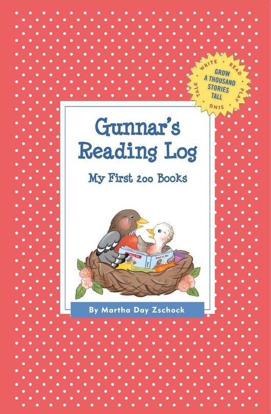 Front cover_Gunnar's Reading Log