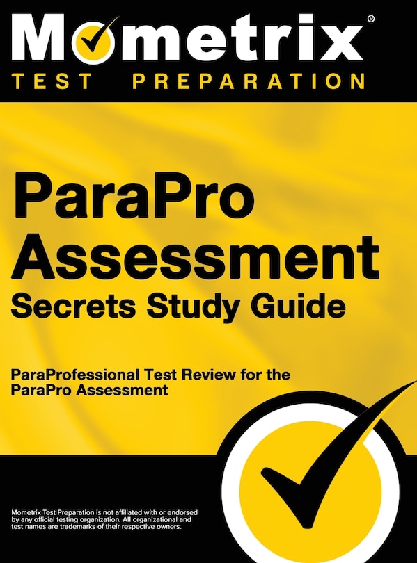 Front cover_ParaPro Assessment Secrets, Study Guide