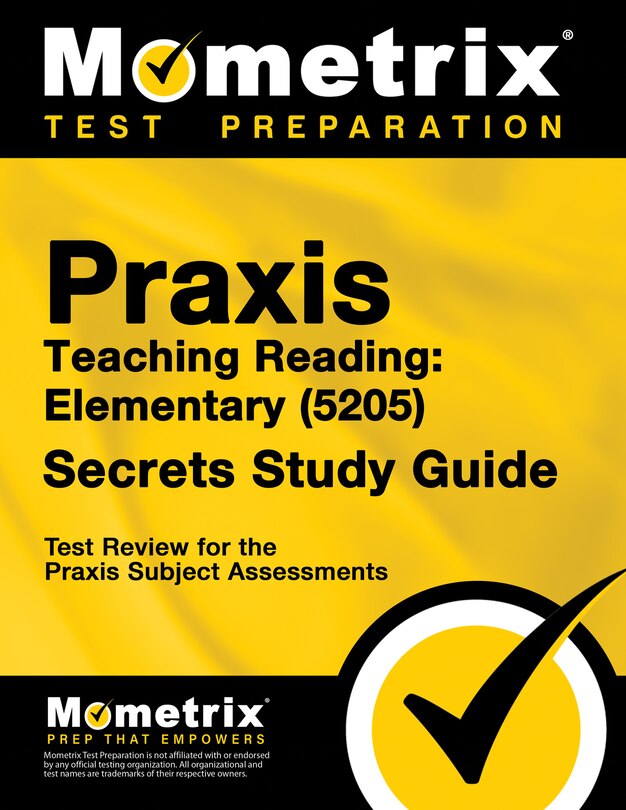 Front cover_Praxis Teaching Reading - Elementary (5205) Secrets Study Guide