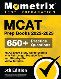 Couverture_MCAT Prep Books 2022-2023 - MCAT Exam Study Guide Secrets, Full-Length Practice Test, Step-by-Step Video Tutorials