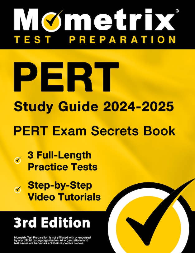 Couverture_Pert Study Guide 2026-2027 - Pert Exam Secrets Book, 8 Full-Length Practice Tests, Step-By-Step Video Tutorials