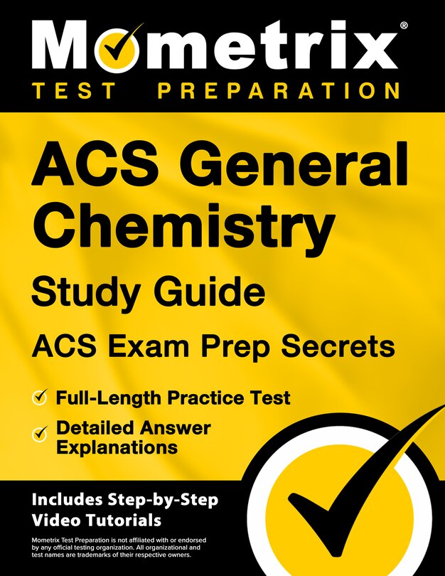 Front cover_Acs General Chemistry Study Guide - Acs Exam Prep Secrets, Full-Length Practice Test, Detailed Answer Explanations