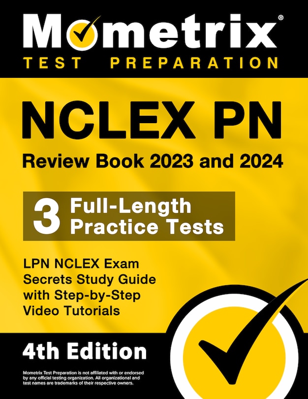 NCLEX PN Review Book 2023 and 2024 3 FullLength Practice Tests, LPN