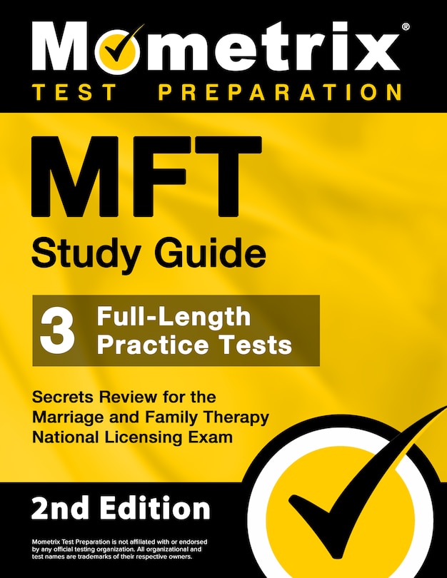 Front cover_MFT Study Guide - 3 Full-Length Practice Tests, Secrets Review for the Marriage and Family Therapy National Licensing Exam