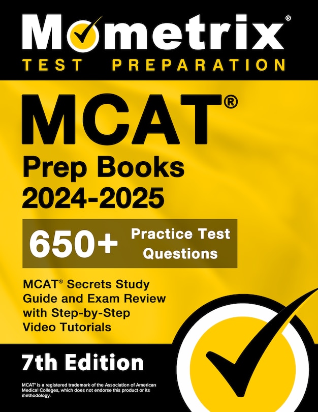 Couverture_MCAT Prep Books 2024-2025 - 650+ Practice Test Questions, MCAT Secrets Study Guide and Exam Review with Step-by-Step Video Tutorials