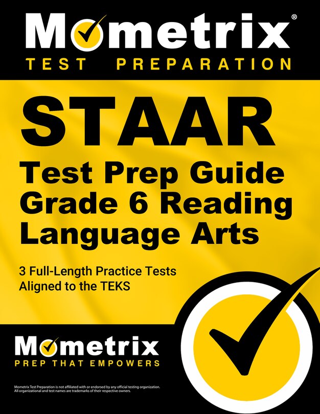 Couverture_Staar Test Prep Guide Grade 6 Reading Language Arts