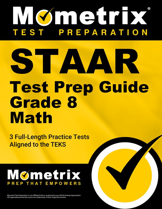 Couverture_Staar Test Prep Guide Grade 8 Math