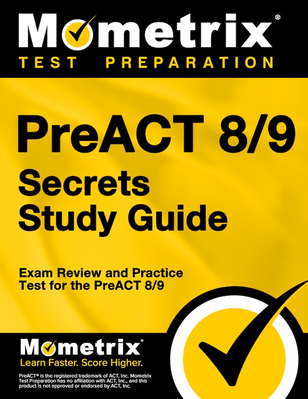 Front cover_Preact 8/9 Secrets Study Guide