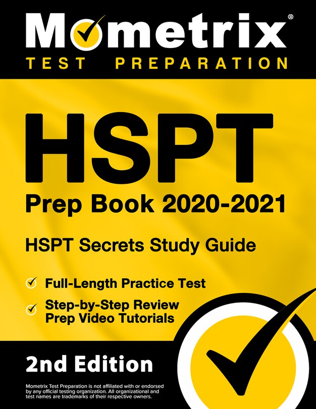 Couverture_Hspt Prep Book 2020-2021 - Hspt Secrets Study Guide, Full-Length Practice Test, Step-by-Step Review Prep Video Tutorials