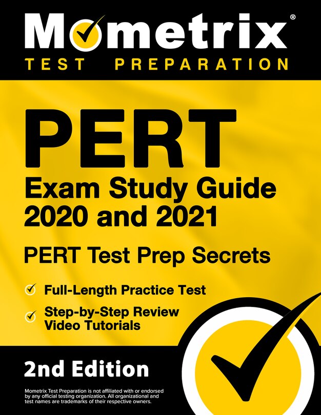 Couverture_PERT Exam Study Guide 2020 and 2021 - PERT Test Prep Secrets, Full-Length Practice Test, Step-by-Step Review Video Tutorials