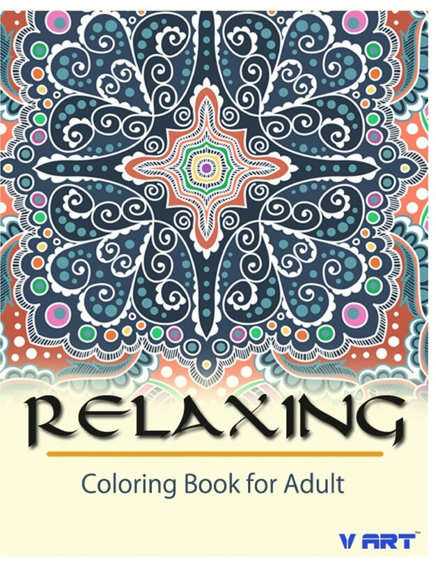Front cover_Relaxing Coloring Book for Adult