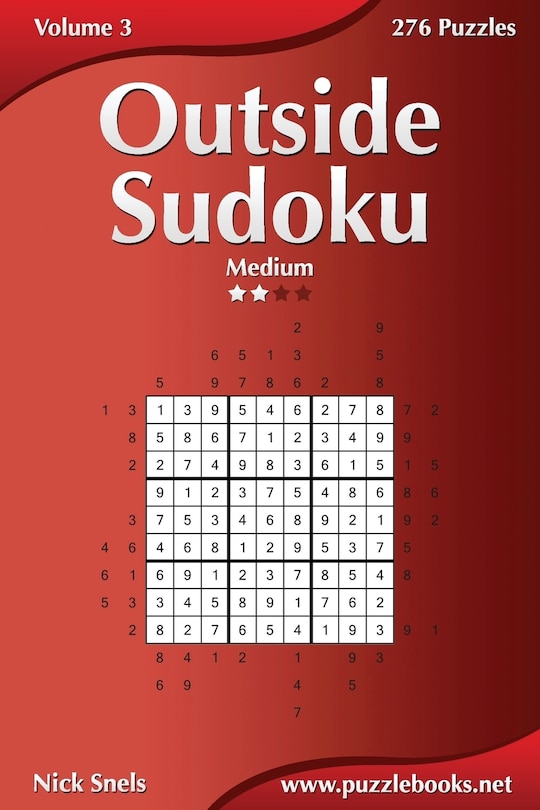 Front cover_Outside Sudoku - Medium - Volume 3 - 276 Puzzles