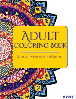 Couverture_Adult Coloring Book: Stress Relieving Patterns
