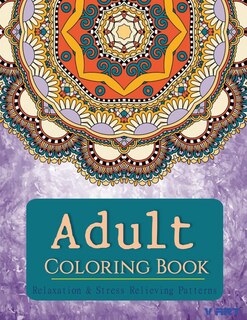 Front cover_Coloring Books for Adults: Relaxation & Stress Relieving Patterns