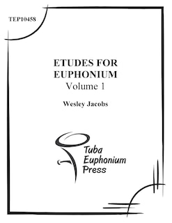 Front cover_Etudes for Euphonium (volume 1)