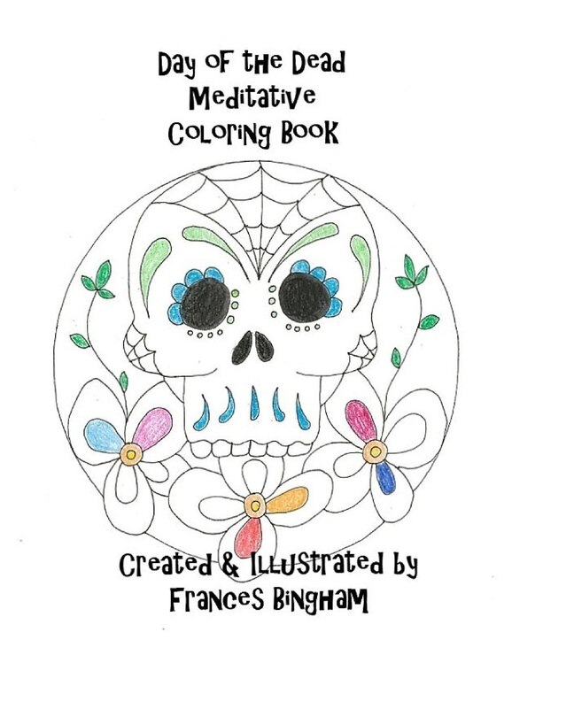 Couverture_Day of the Dead Meditative Coloring Book