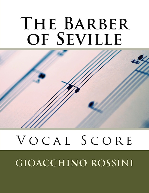 Couverture_The Barber of Seville (Il Barbiere di Siviglia) - vocal score (Italian/English)