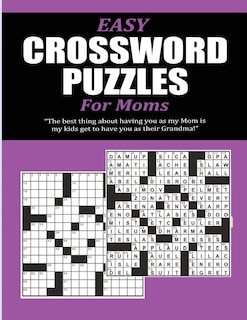 Front cover_Easy Crossword Puzzles for Moms