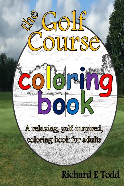 Front cover_Golf Course Coloring Book