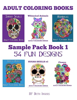 Couverture_Adult Coloring Books: Sample Pack Book 1