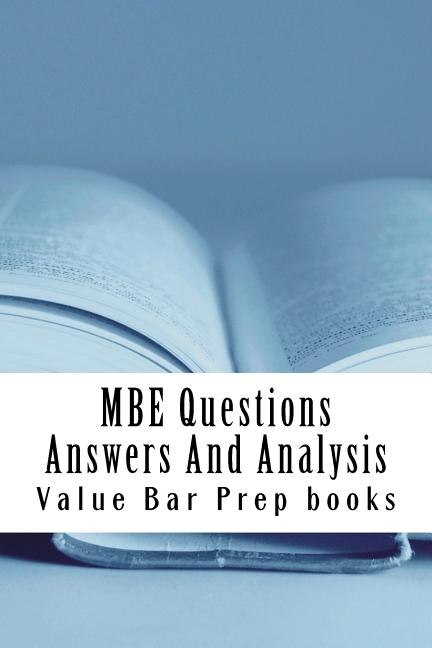 Couverture_MBE Questions Answers And Analysis
