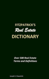 Couverture_Fitzpatrick's Real Estate Dictionary