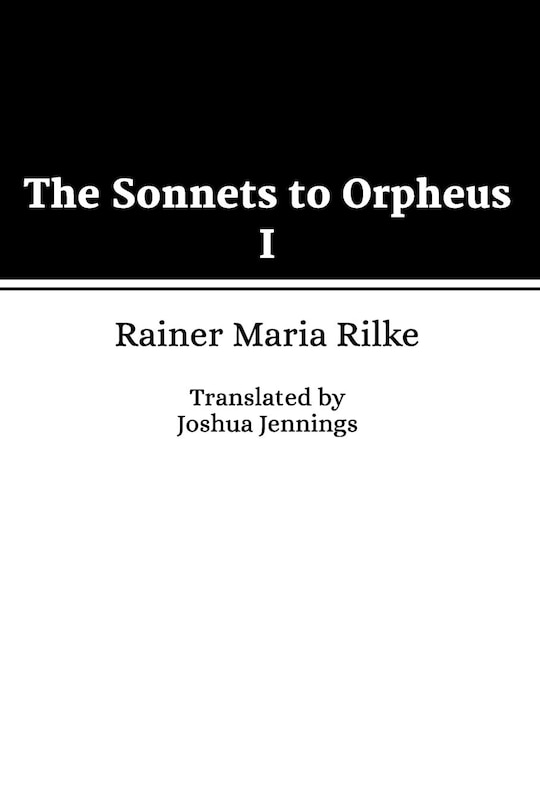 Front cover_The Sonnets to Orpheus I
