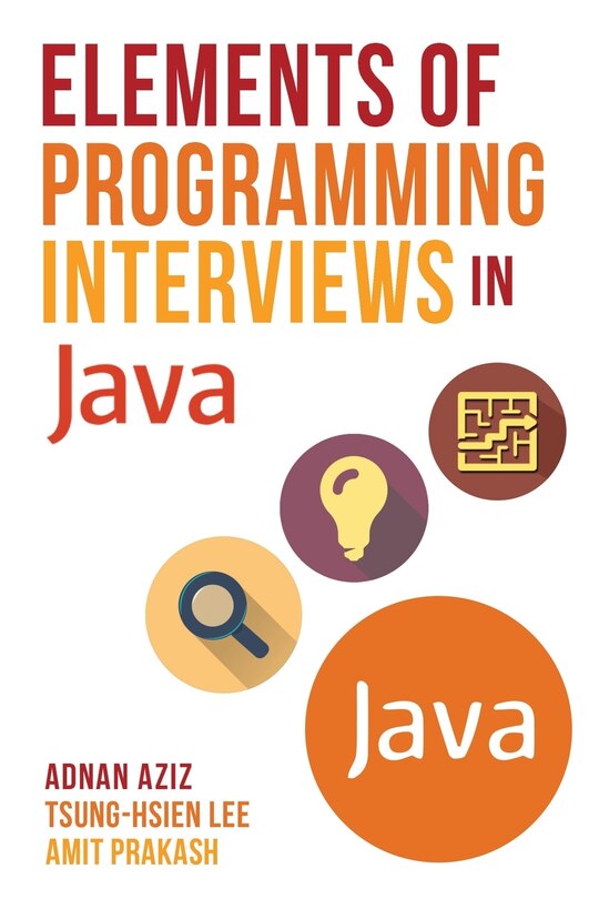 Front cover_Elements of Programming Interviews in Java