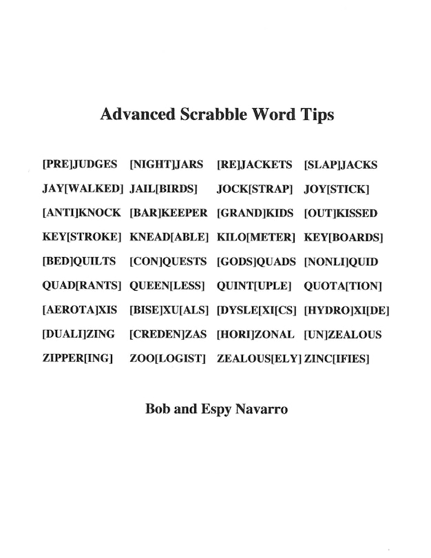 Front cover_Adanced Scrabble Word Tips