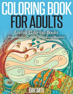 Front cover_COLORING BOOK FOR ADULTS Stress Relieving Patterns
