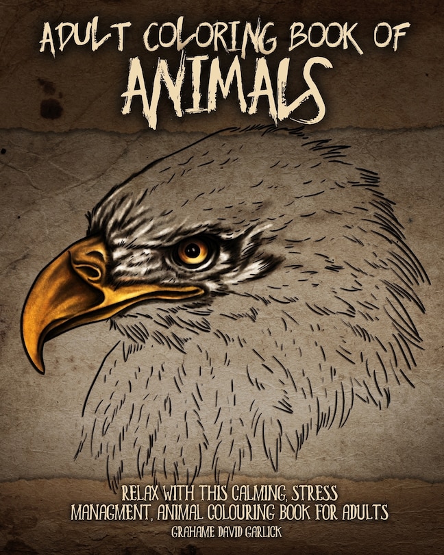 Front cover_Adult Coloring Book Of Animals