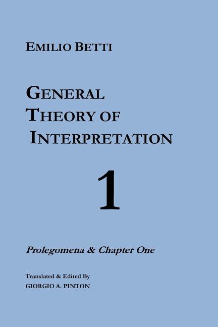 Front cover_General Theory of Interpretation